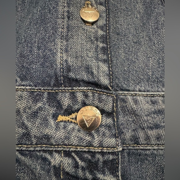 Vintage GUESS Denim Jumpsuit - women’s large - Picture 3 of 7